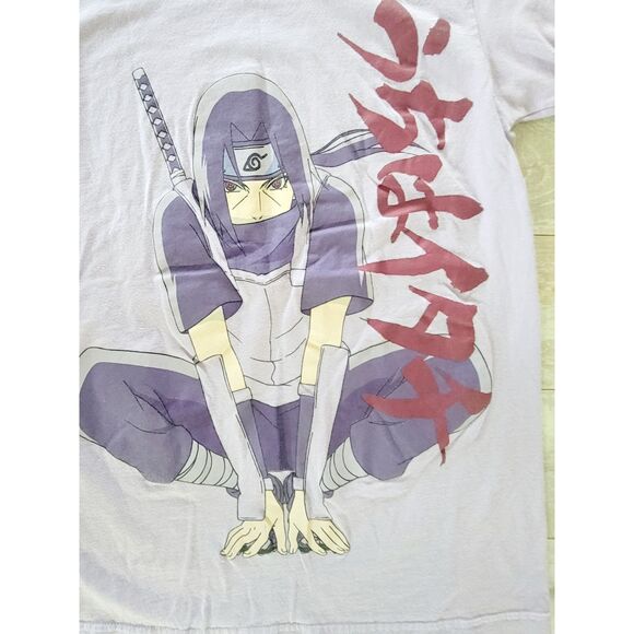 Naruto Shippuden Collection Small 2007 Tee T-Shirt Lavender Anime Japan - Picture 2 of 4